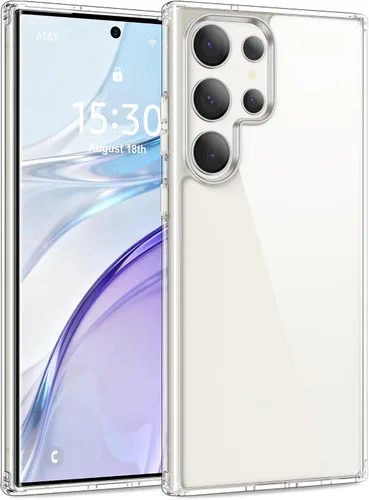 Vista 11 de USLAI - Carcasa para Samsung Galaxy S23 5G, soporte de anillo de cámara Negro