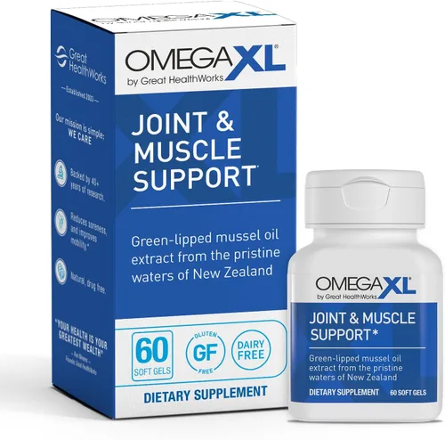 Vista 10 de OmegaXL Sport Suplemento de Recuperación Muscular de Fuerza Extra y Apoyo Respiratorio - Mejora el DOMS y ROM, Aceite de Mejillón de Labios Verdes