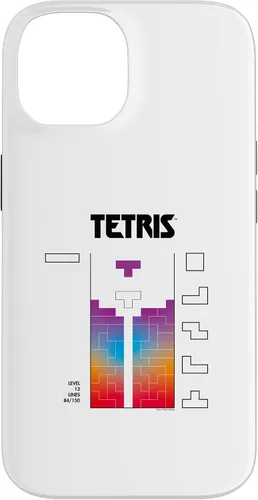 Vista 4 de Tetris Funda de arte de juego de color fundido para iPhone 17