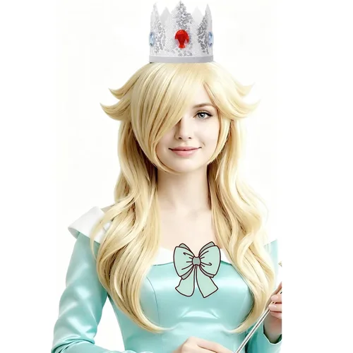 Vista 8 de COSPLAZA Wednesday - Pelucas largas de coletas trenzadas negras para mujer, peluca de disfraz de Halloween con flequillo plano