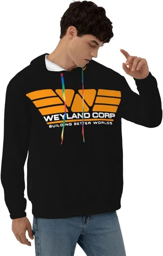 Vista 4 de GHBC Weyland Yutani Corp - Sudadera con capucha para hombre con bolsillo