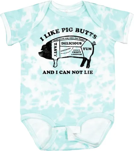 Vista 27 de inktastic Body para bebé I Like Pig Butts Blanco