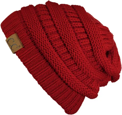 Vista 594 de C.C Trendy Warm Chunky Soft Stretch Cable Knit Beanie
