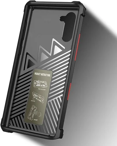 Vista 5 de Asuwish Funda compatible con Samsung Galaxy Note 20, protector de pantalla de vidrio templado, accesorios de celda, soporte para teléfono Glaxay
