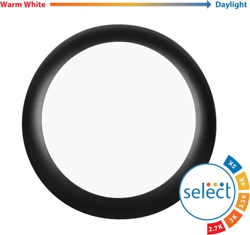 Vista 6 de NICOR Lighting RSD561120SBK RSDS56 - Luz de disco, color negro