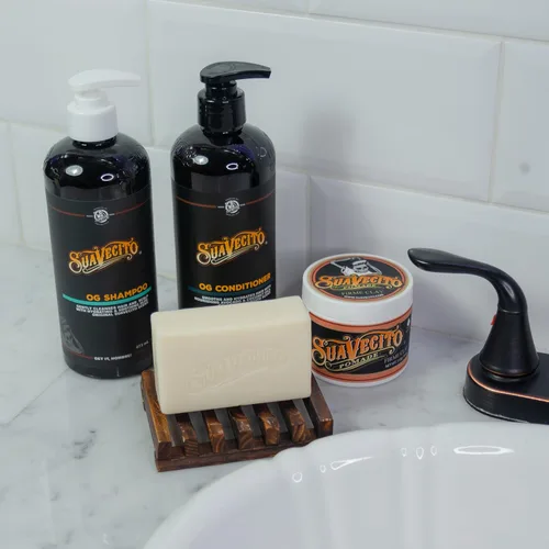 Vista 6 de Suavecito Paquete de productos esenciales para el cabello y el cuerpo