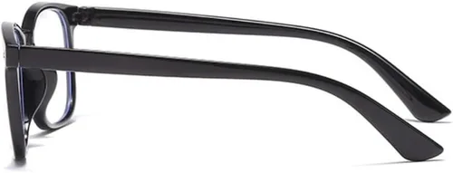 Vista 3 de 4 pares de lentes de lectura unisex con marco grande para hombre y mujer, con bloqueo de luz azul