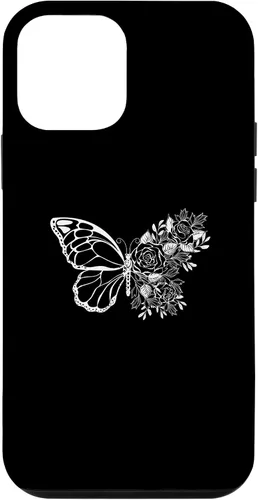 Vista 16 de Butterfly with Flowers Design Butterflies Flower Lover Case for iPhone 16
