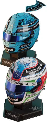 Vista 7 de 4D Build Mercedes-AMG F1 - Juego de casco de rompecabezas 3D para adultos