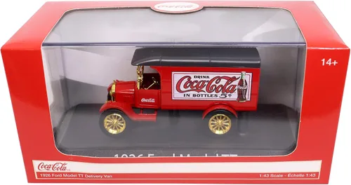 Vista 5 de Motor city classics Coca-Cola Diecast coleccionable 1926 Ford Model TT Delivery Van 1:43 Diecast Scale Model 443026 Producto