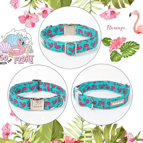 Vista 260 de Collar para perros del 4 de julio, collares patrióticos azules para cachorros y perros pequeños, ligero y ajustable 1776 collares para cachorros