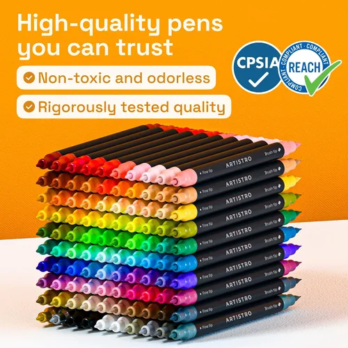 Vista 9 de ARTISTRO Acrylic Glass Marker Pens for Wine Glasses