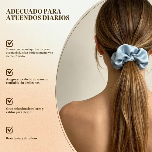 Vista 5 de Simnice Coleteros grandes de satén de 20 colores para mujer, suave seda 20 Colores-L