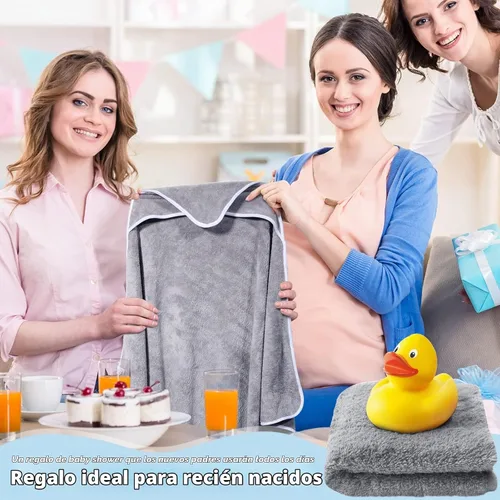Vista 7 de Chumia - Paquete de 6 toallas de baño con capucha para bebé, 30 x 30 Varios