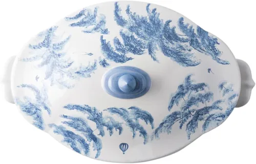 Vista 5 de Juliska Sopera Country Estate con tapa - Azul Delft