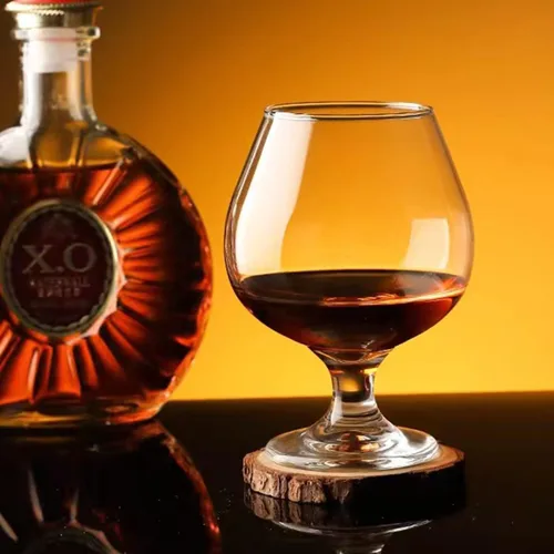 Vista 4 de Copas de vino de brandy, juego de 12 copas de vino de vidrio