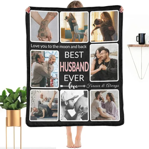 Vista 19 de Regalos para Tías Manta Personalizada con Foto, Haz una Manta Personalizada para Tías con Imagen Recuerdos Personalizados Souvenir Manta de Las