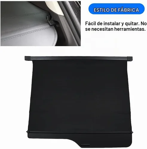 Vista 2 de Cubierta de carga para Land Rover Discovery 3 LR3 2005-2008 2009 y para Discovery 4 LR4 2010-2015 2016 Accesorios Cubierta de seguridad retráctil