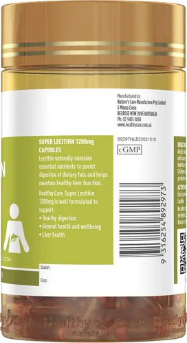 Vista 4 de Healthy Care Lecitina 1200mg 100caps