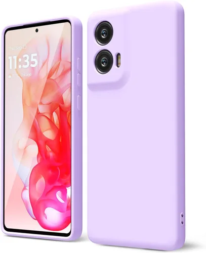 Vista 30 de oakxco para Motorola Moto G Stylus 5g 2021 Funda de teléfono de silicona líquida, delgada y suave, de goma de caucho, TPU, cubierta simple y lisa