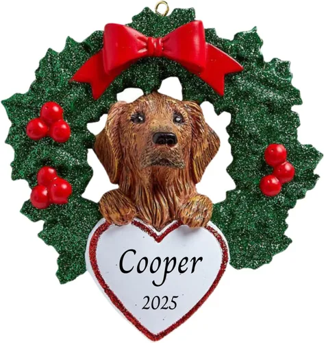 Vista 25 de Adornos personalizados para árbol de Navidad 2025 para mascotas, Chihuahua con corona, recuerdo para los amantes de los perros de los cachorros