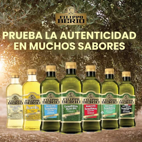 Vista 8 de Filippo Berio Aceite de oliva puro, lata de 101.4 onzas
