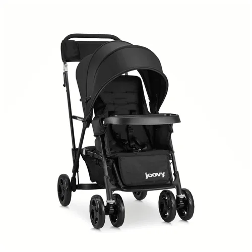 Vista 2 de Joovy Caboose LX Tandem - Cochecito de pie, color negro