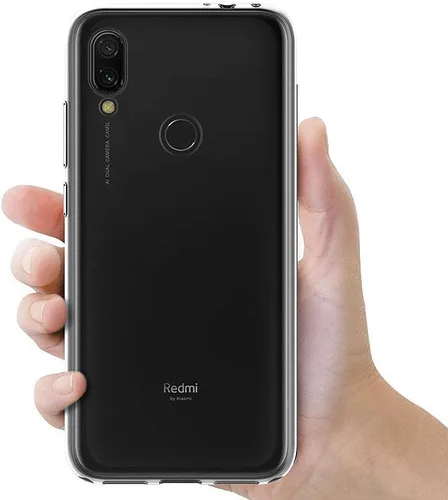 Vista 2 de MaiJin Funda para Xiaomi Redmi 7 (6.26 pulgadas) Soft TPU Gel Bumper Transparente Cubierta Trasera