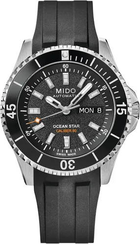 Vista 9 de MIDO Ocean Star 200 - Reloj suizo automático para hombre - Caja de acero inoxidable - Calendario día/fecha - Bisel giratorio