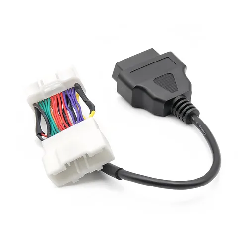 Vista 4 de Cable de diagnóstico OBD2 de 11.8 in para Tesla Modelo Y y Modelo 3 (2019 y después), compatible con escáner OBD2, lector de código OBDII, OBDLink