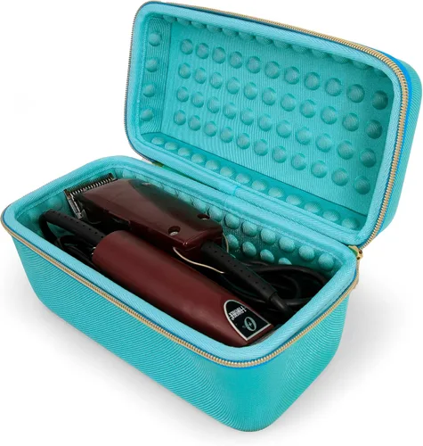 Vista 8 de CASEMATIX Clipper Case tiene capacidad para hasta 3 cortadoras, zumbadores de pelo, recortadores o terminadores en T de hasta 8.5 pulgadas, estuche