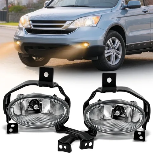 Vista 47 de Luces antiniebla de conducción compatibles con lámparas de parachoques delantero Honda CRV 2007 2008 2009 con bombillas halógenas H11 de 12 V 55 W
