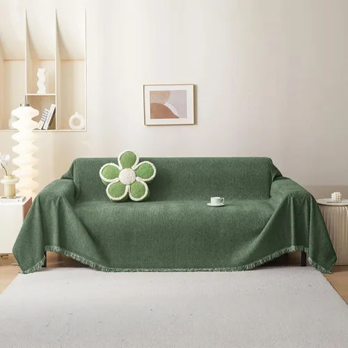 Vista 17 de MEETSKY Funda Negra de Silla de Tamaño Grande, Funda de Chenilla para Sillón/Sofá de 1 Cojín para Perro, Fundas de Sofá Protector de Muebles