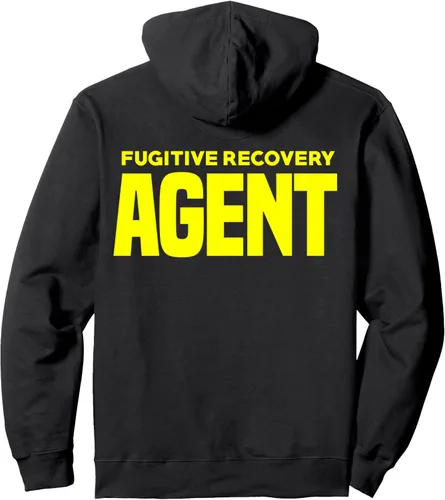 Vista 2 de Bounty Hunter sudadera con capucha para Fugitive recuperación agentes Leo, Azul Royal