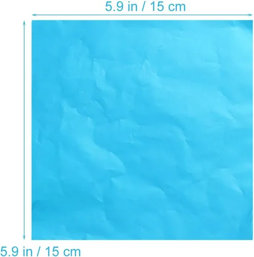 Vista 3 de BESTONZON Paquete de regalo de hoja metálica de papel de papel de 200 piezas para embalaje de dulces de chocolate