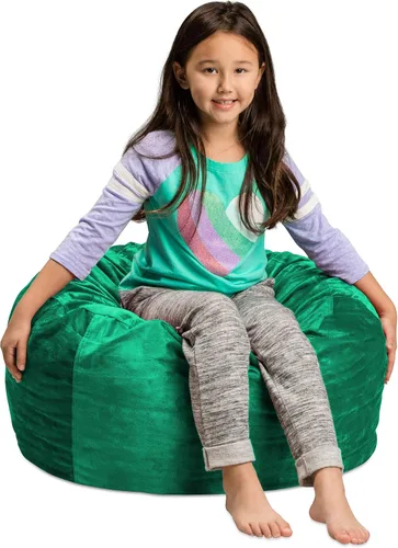 Vista 9 de Saco de sofá – Puff de felpa ultra suave para niños, con espuma viscoelástica y funda de micro-gamuza, mueble rellenos de espuma y accesorios