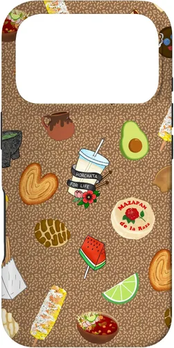 Vista 30 de Brown Antojitos Mexican Food Latino Tacos Pan Dulce - Carcasa para iPhone 17