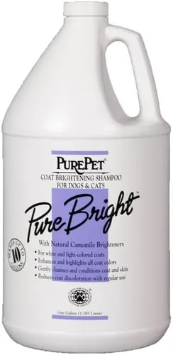 Vista 4 de PurePet Pure Bright Whitening Brightening Dog and Cat Shampoo diluye 10 a 1 (16 onzas)