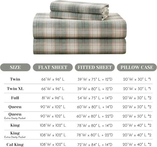 Vista 39 de Comfort Spaces Sábanas de percal 100% algodón, tamaño individual XL, 3 Adelia Gris