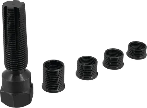 Vista 10 de Performance Tool W86910 Kit de reparación de bujías M14-1.25 Tamaño de rosca y escariador cónico HSS, (3) insertos de acero inoxidable 503 Kit