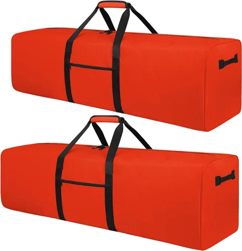 Vista 13 de Urbanstand Bolsa de Lona de Viaje de 48 Pulgadas Extra Grande para Equipo Deportivo, Bolsa de Almacenamiento para Árbol de Navidad de 7.5 Pies