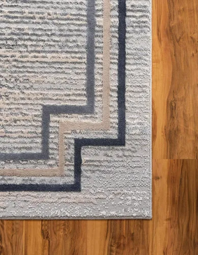 Vista 9 de Unique Loom Oasis Collection - Alfombra de área - Fuente (2 pies x 3 pies, rectangular, gris/marfil)