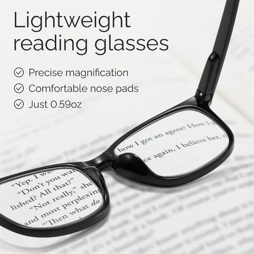 Vista 4 de CCVOO Lentes de Lectura para Mujer, Gafas de Ojos, Lentes de Lectura de Luz Azul para Mujer, Lentes de Lectura