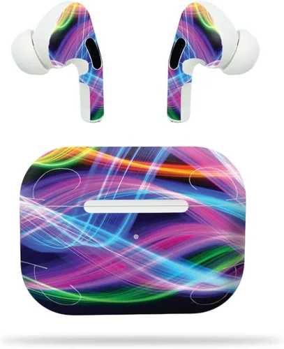 Vista 6 de MightySkins - Funda protectora de vinilo para Apple Airpods Pro, diseño femenino y duradero, fácil de aplicar, quitar y cambiar de estilo, fabricado
