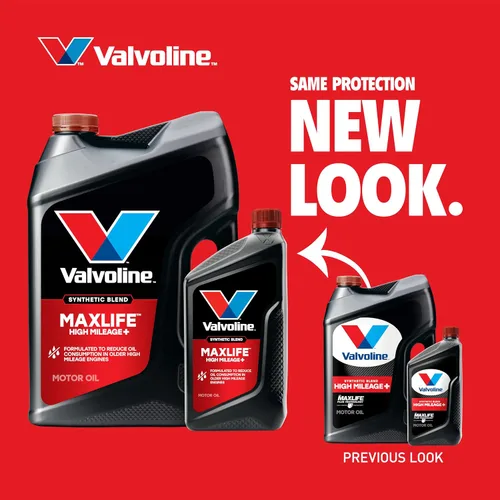 Vista 3 de Valvoline - Aceite de alto millaje 150 K con MaxLife Plus Technology, SAE 5W-20, 1 cuarto de galón