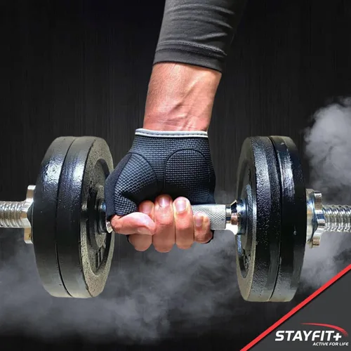 Vista 5 de Stayfit Fitness Workout Gloves for Women and Men. Training Gloves with Wrist Support for Fitness and Exercise, Weight Lifting, Gym, and Training.
