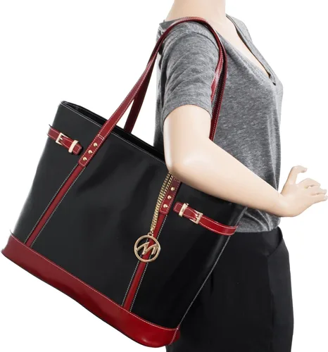 Vista 4 de McKlein Serafina - Bolso de piel para mujer con bolsillo para tablet