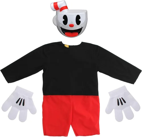 Vista 4 de elope Disfraz infantil de Cuphead XL