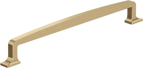 Vista 11 de Amerock Mango de electrodoméstico Champán dorado 18 pulgadas (457 mm) de centro a centro Westerly paquete de 1 unidad Jaladera de cajón