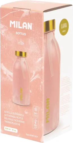 Vista 2 de MILAN Lava Series Termo Termo 0,35 L Acero Inoxidable Rosa